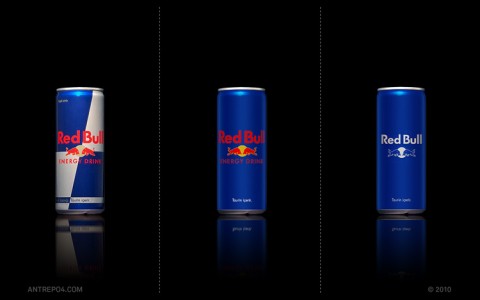 red bull minimalista