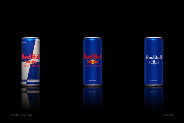 red bull minimalista